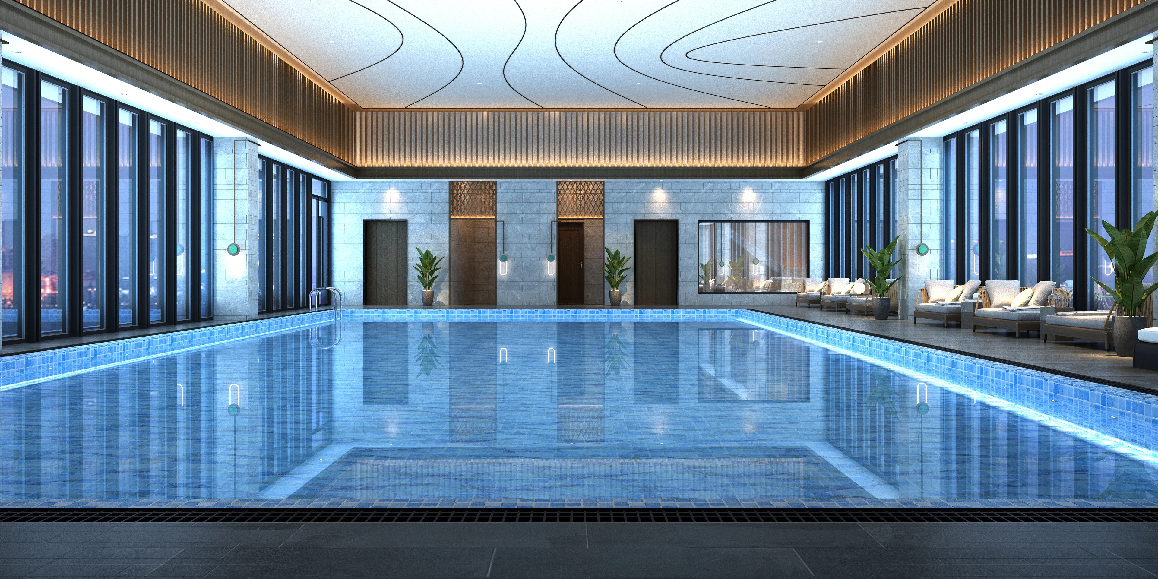 Piscine spa 5000x2500