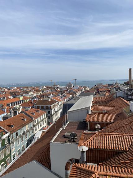 Vue depuis le sommet de Santa Justa