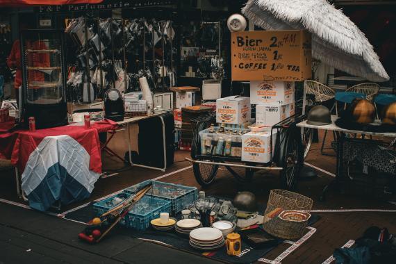 Le marché aux puces