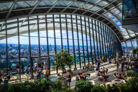 Vue depuis le Sky Garden
