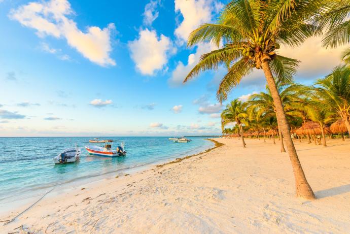 Plage d'Akumal, entre Tulum et Playa del Carmen