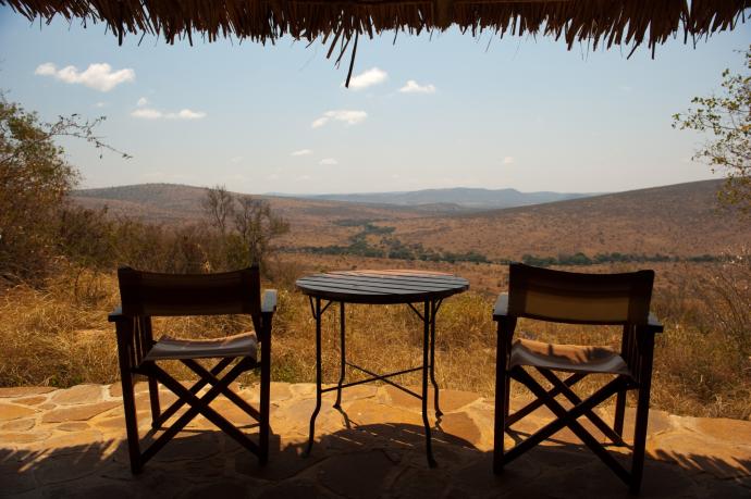 Lodge avec terrasse privative au Serengeti