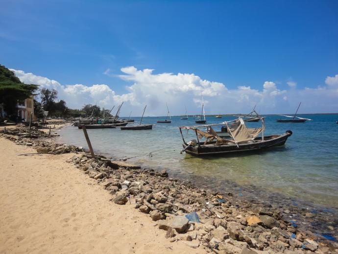 Ile de Lamu, dans l'Océan Indien