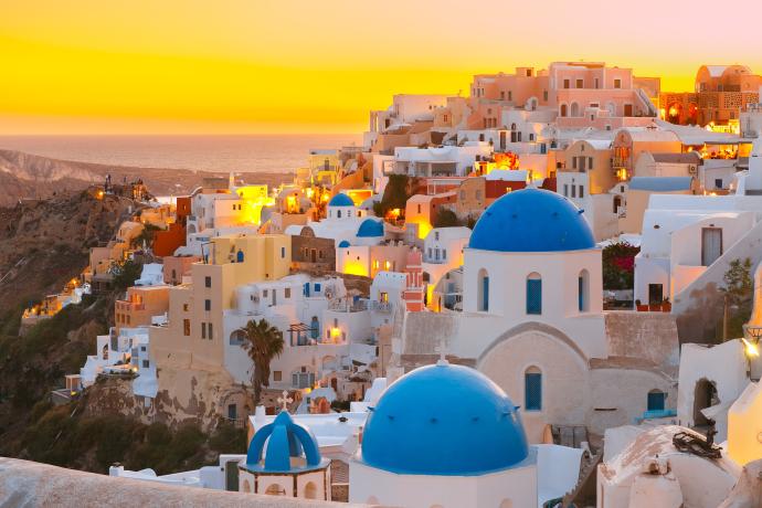 Coucher de soleil sur Oia