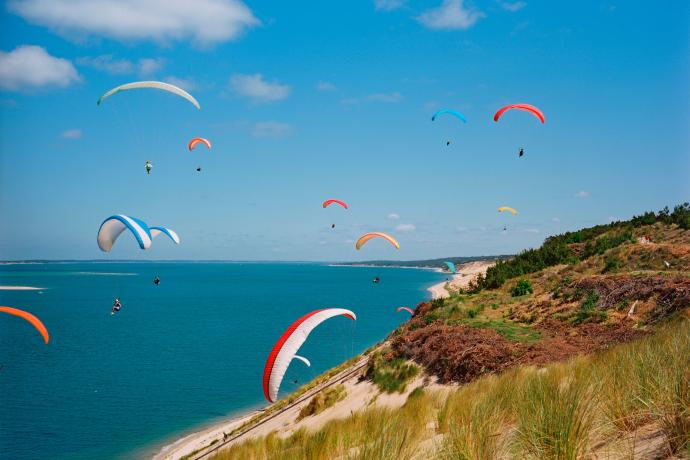 Parapente sur la Dune du Pilat
