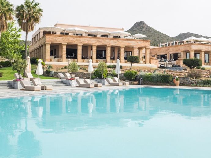 Piscine à eau de mer de l'hôtel