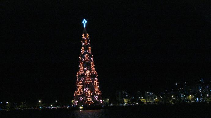 Sapin géant de Lagoa Rodrigo de Freitas &copy; David-Berkowitz