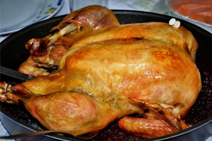 Chester roti, plat typique de No&euml;l au Br&eacute;sil