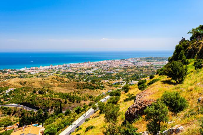 Paysage de la c&ocirc;te andalouse