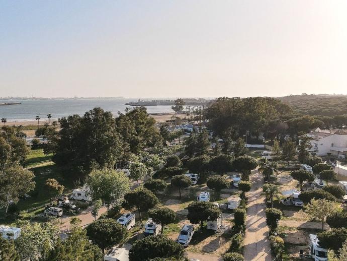 Camping en bord de mer &agrave; Jerez de la Frontera