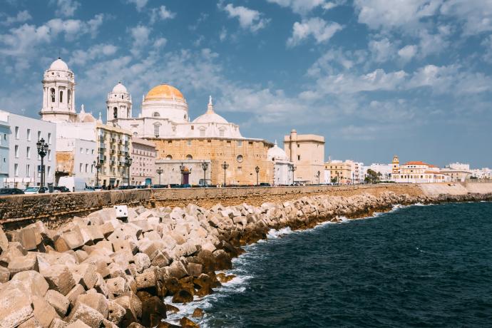 Cadix, sur la c&ocirc;te Atlantique
