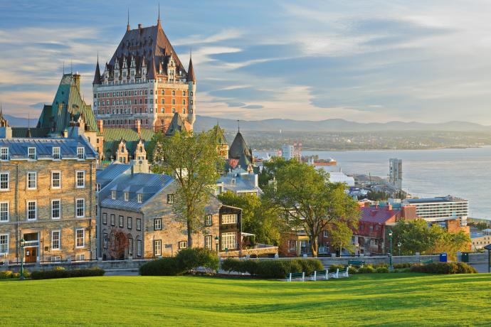 Ch&acirc;teau Frontenac &agrave; Qu&eacute;bec