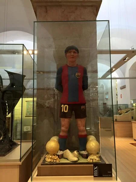 messi en chocolat (Espagne)