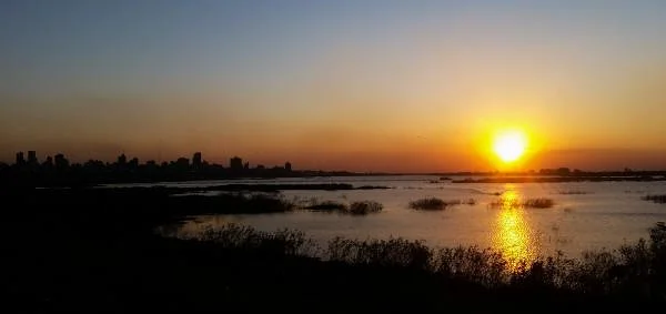 Couché de soleil sur Asunción — Asuncion (Paraguay)