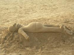 Un drôle de voisin de plage...