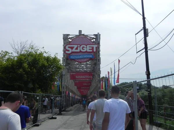 Entrée du Sziget festival — Budapest (Hongrie)
