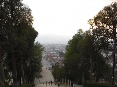 La vue depuis le sommet