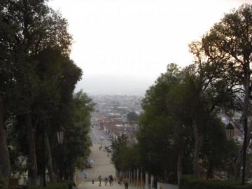 La vue depuis le sommet