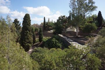 L'intérieur du Château Gibralfaro