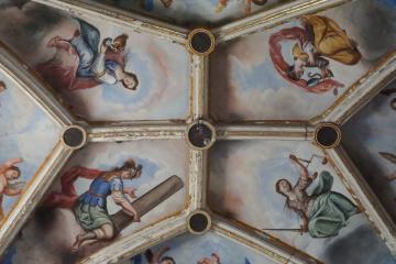 Décoration d'une des voûtes