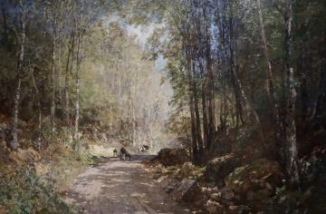 Forest Lane near Schärfling, Schindler