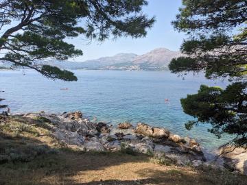 Vue sur la côte Dalmate