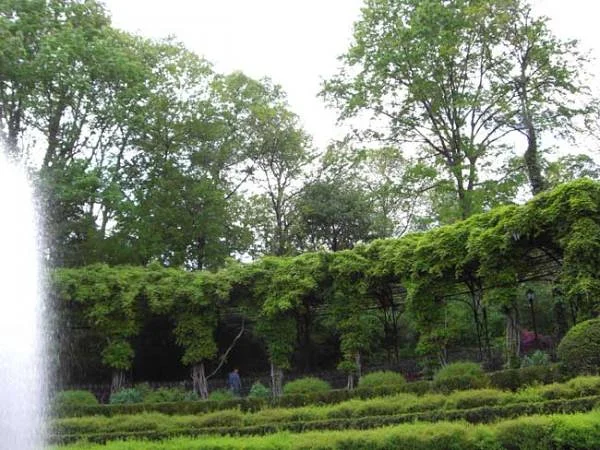 Fontaine du jardin botanique — Central Park de New-York (Etats-Unis)