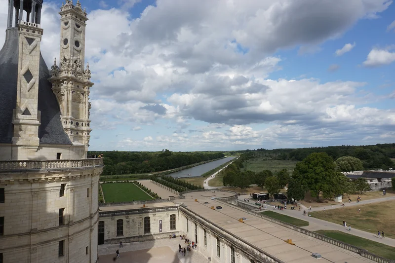 Canal et Jardins — Château de Chambord (France)