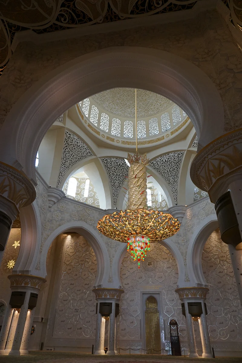Lustre — Grande mosquée de Sheikh Zayed (Émirats arabes unis)