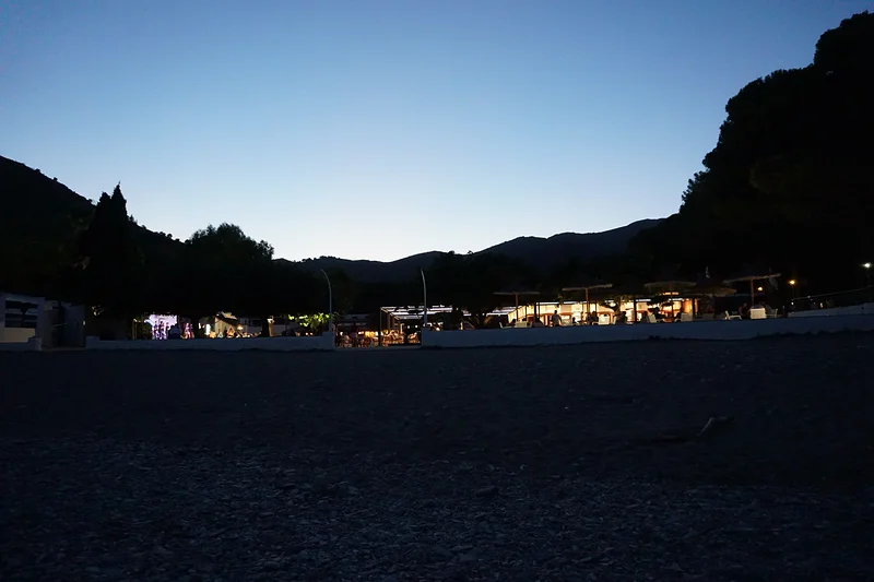 Animations nocturnes — Rosas (Espagne)
