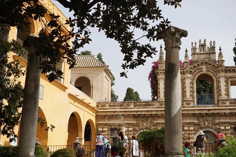 Jardin — Alcazar de Séville (Espagne)