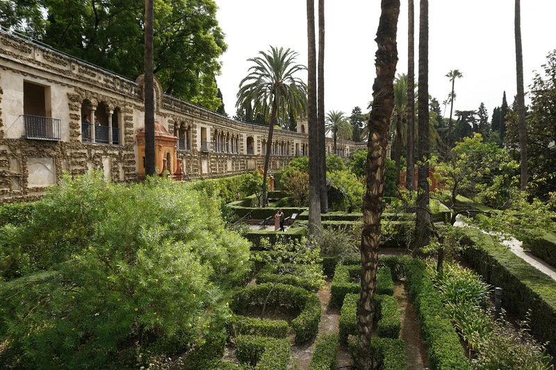 Jardin — Alcazar de Séville (Espagne)