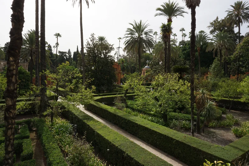 Jardin — Alcazar de Séville (Espagne)