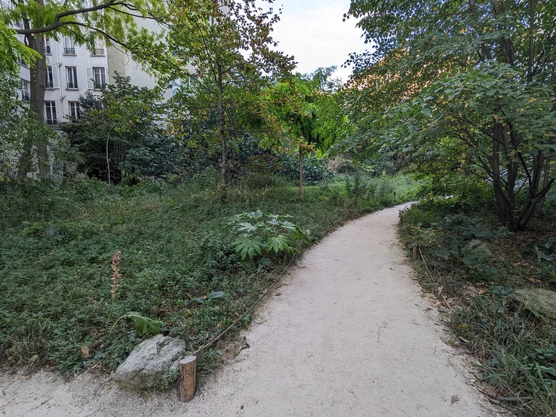 Allée dans le jardin — Fondation Cartier pour l'art contemporain (France)