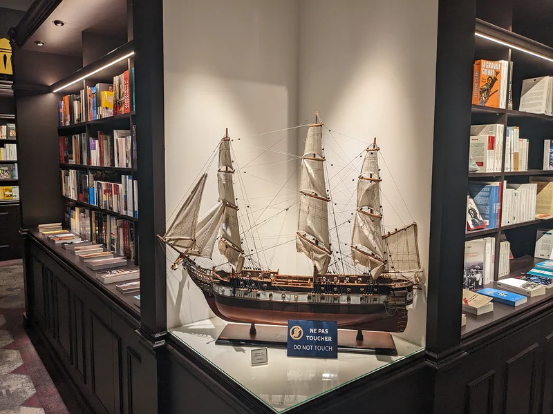 Maquette de bateau — Cité de l'Histoire (France)