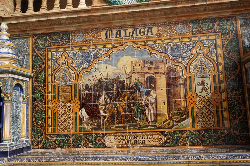 Céramique de Malaga — Plaza de España (Espagne)