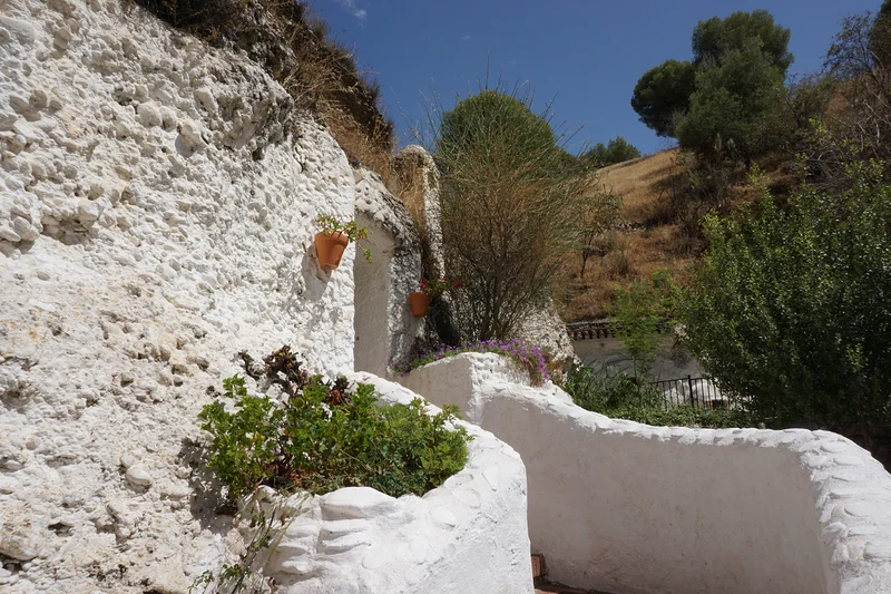 Entrée d'une maison — Musée troglodyte du Sacromonte (Espagne)