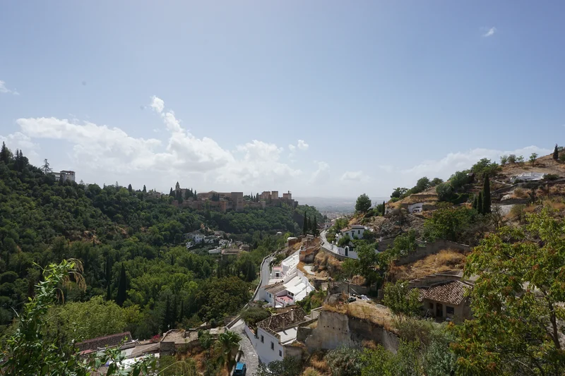 Vue depuis la terrasse du musée — Grenade (Espagne)