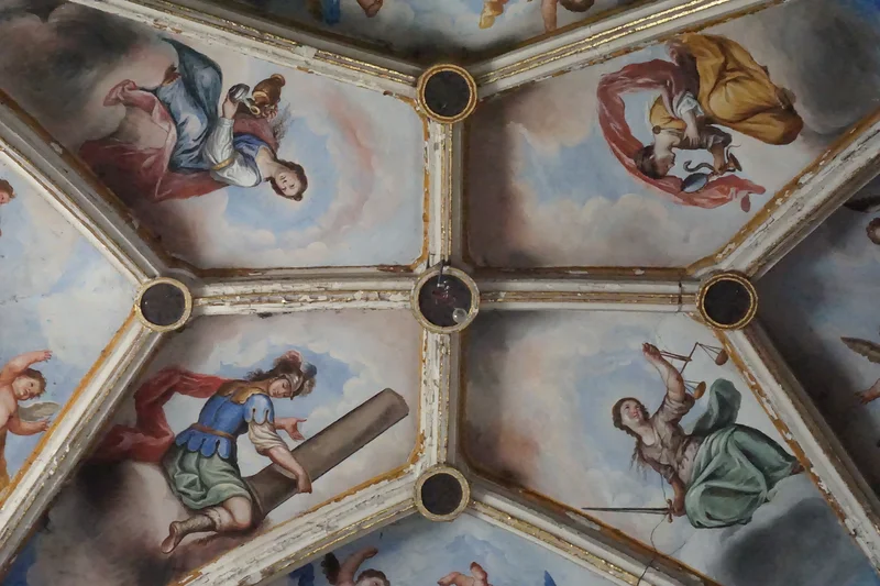 Décoration d'une des voûtes — Monastère de Saint Jérôme (Espagne)