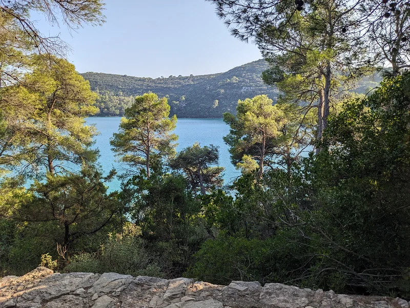 Lac salé — Parc national de Mljet (Croatie)