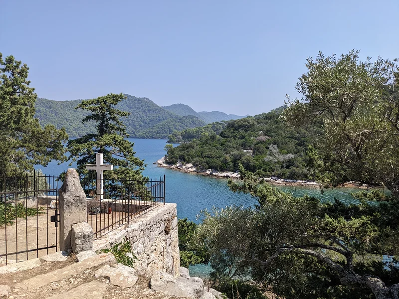 Vues depuis Sainte Marie — Parc national de Mljet (Croatie)
