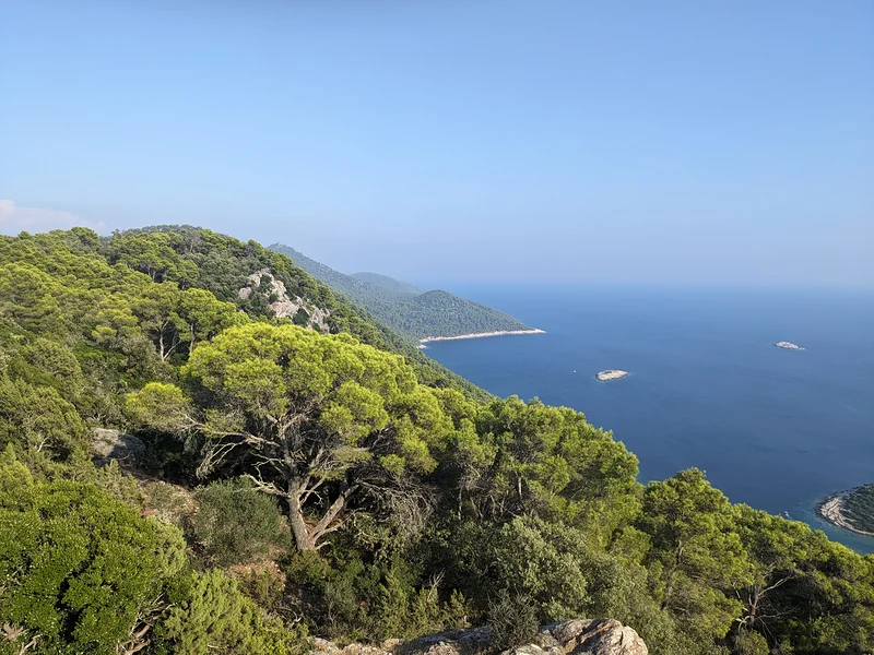 Une île en longueur — Parc national de Mljet (Croatie)