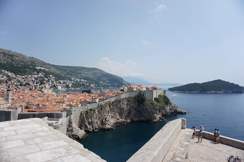 La vieille ville et l'île de Lokrum — Fort Lovrijenac (Croatie)