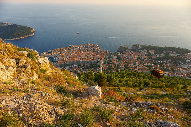 La vieille ville — Mont Srd (Croatie)