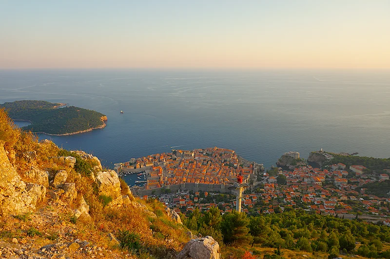 L'horizon — Mont Srd (Croatie)