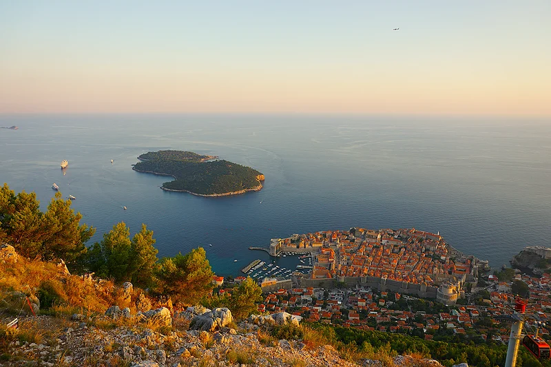 Ile de Lokrum — Mont Srd (Croatie)