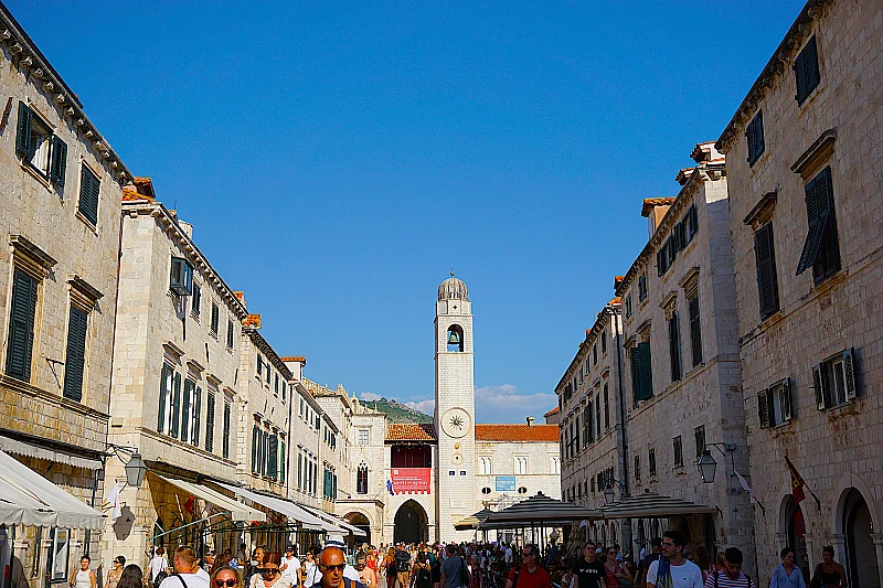 Le Stradun, rue principale de la vieille ville