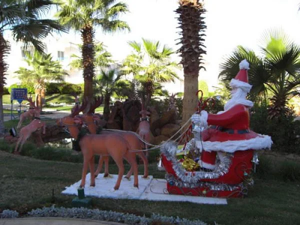 Déco de Noêl du Dreams beach hote — Sharm el-Sheikh (Egypte)