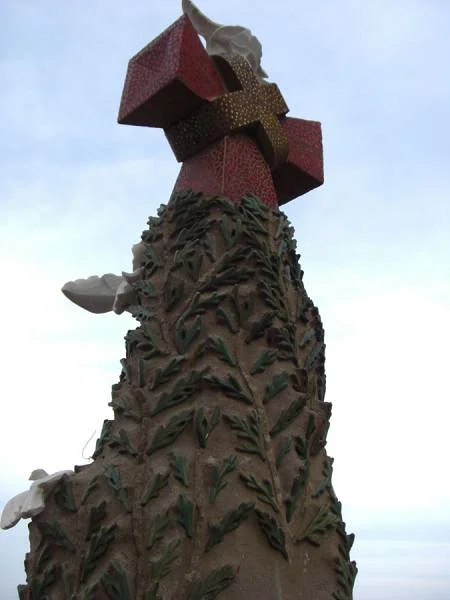 Sommet d'une tour de la Sagrada — Sagrada Família (Espagne)