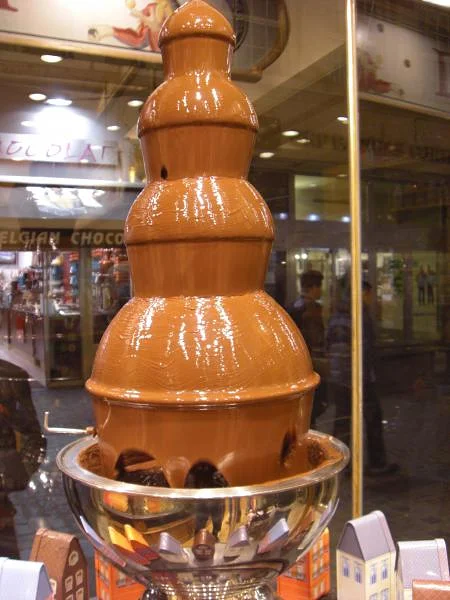 Fontaine de chocolat — Bruxelles (Belgique)